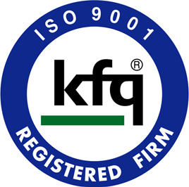 ISO 9001 KFQ 등록기업 인증 마크